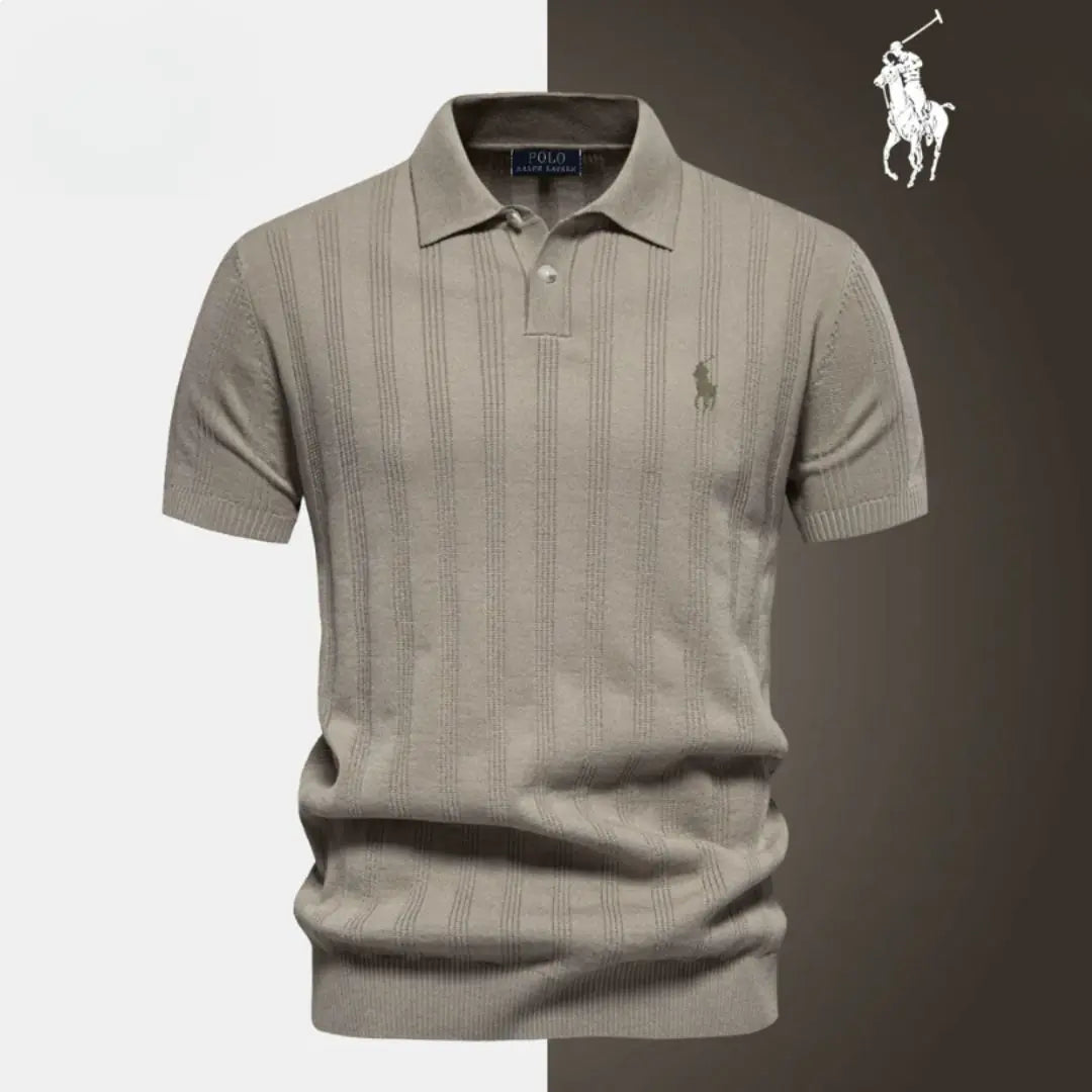 Elegant Knit Polo Shirt™