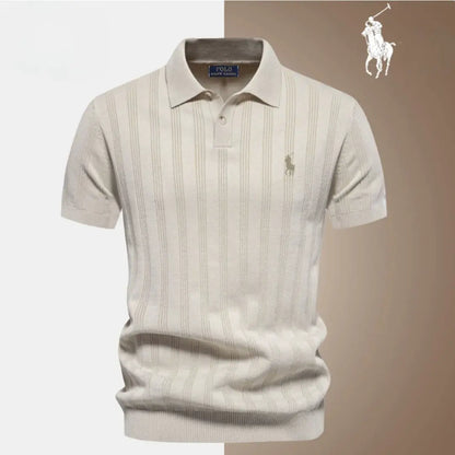 Elegant Knit Polo Shirt™