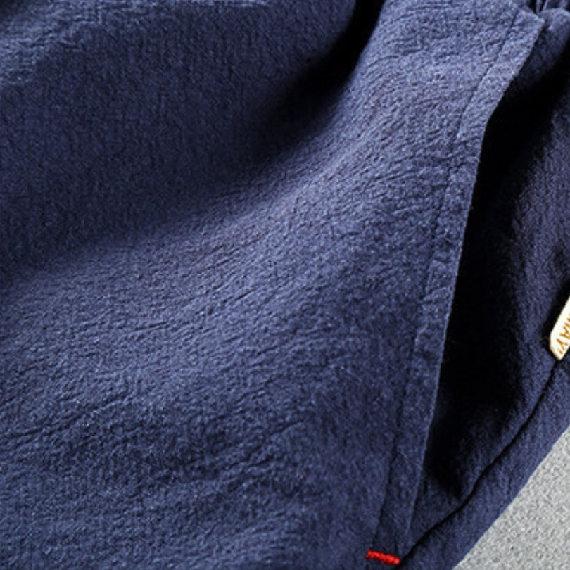 Calções de algodão de estilo japonês