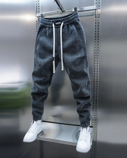 Calças casuais com padrão