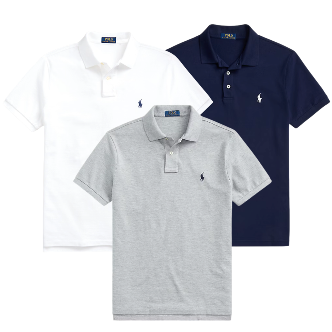 BUY 1, GET 3 – THE ICONIC MESH POLO SHIRT SLIM FIT