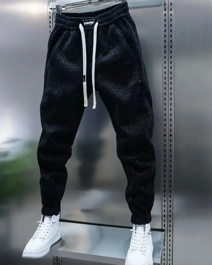 Calças casuais com padrão