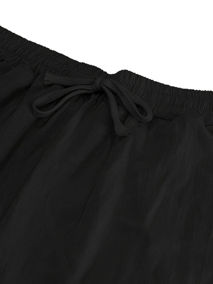 Calças casuais de linho