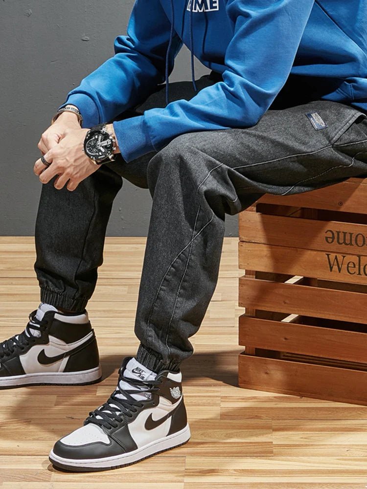 Calças de ganga Jogger elegantes