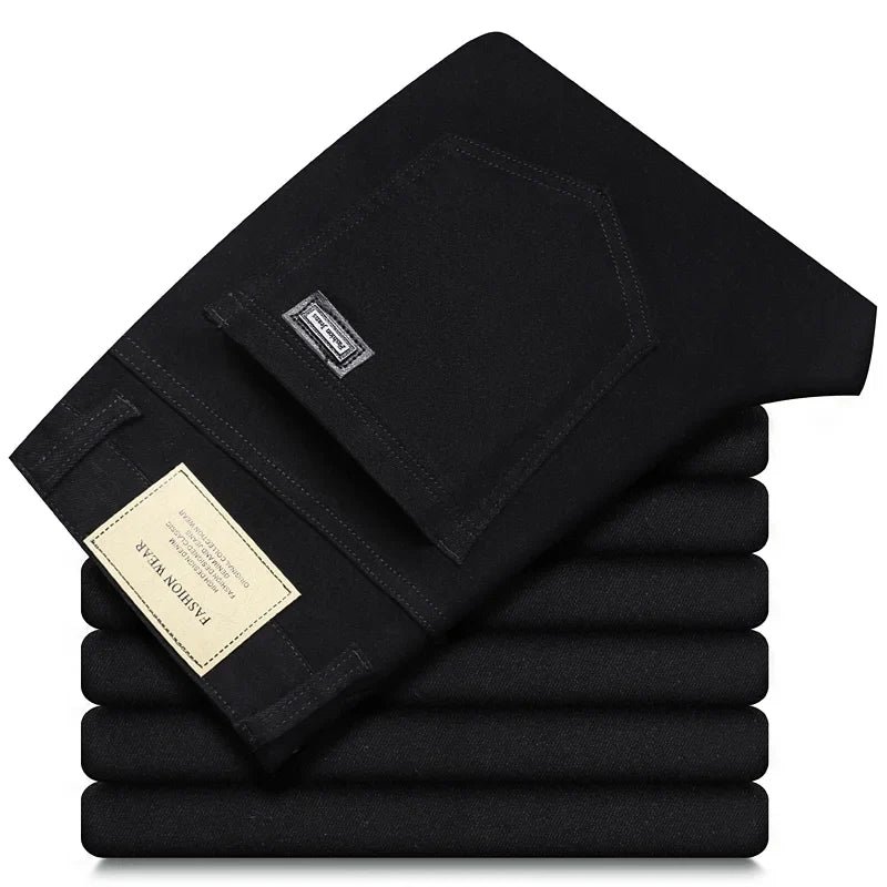 Calças de ganga de algodão elegantes