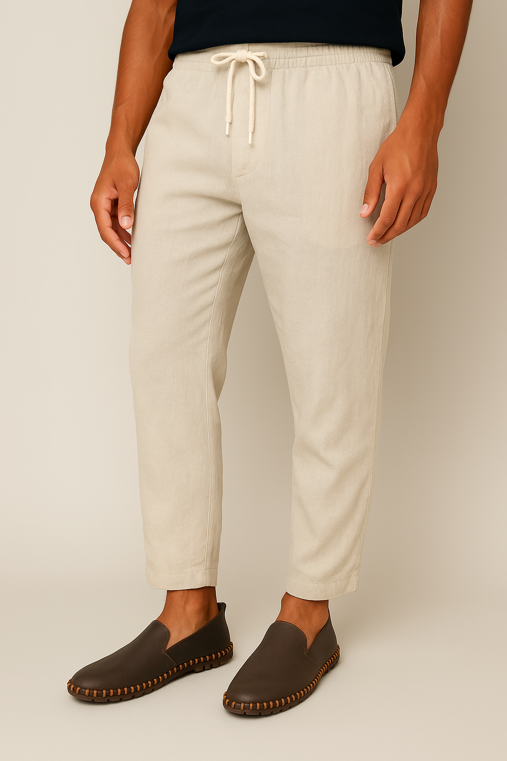 Mocassins em pele Santorini